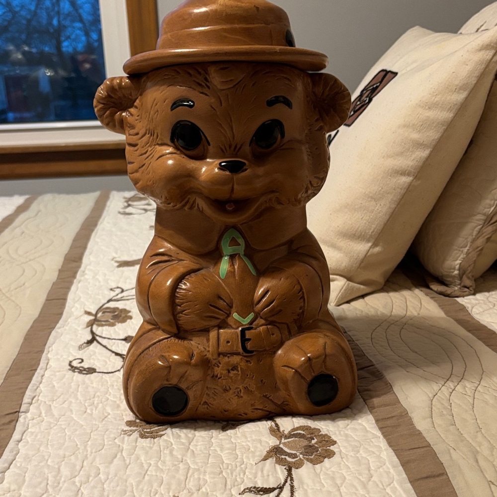 Brown Bear Cookie Jar